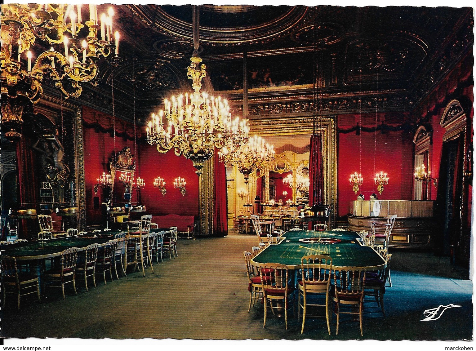 JEUX DE HASARD - ROULETTE : Le Salon Rouge Du Casino De Baden-Baden ( Schwarzwald - Germany). CPSM - Autres & Non Classés