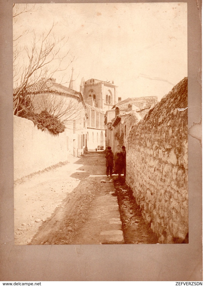 30 VILLENEUVE LES AVIGNON PHOTO PHOTOGRAPHIE GARD RUE - Orte