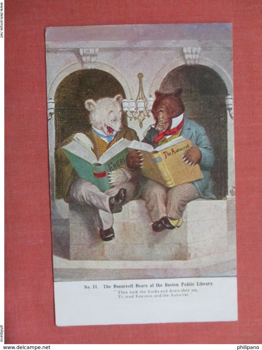 No.11 The Roosevelt Bears At The Boston Public Library    Ref 3754 - Ours