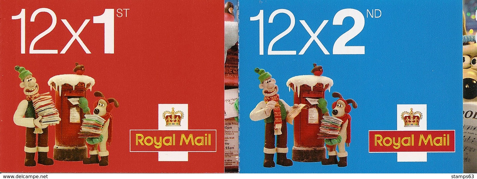 GREAT BRITAIN, FOLDED BOOKLET, 2010, LX 41/42, Christmas - Libretti