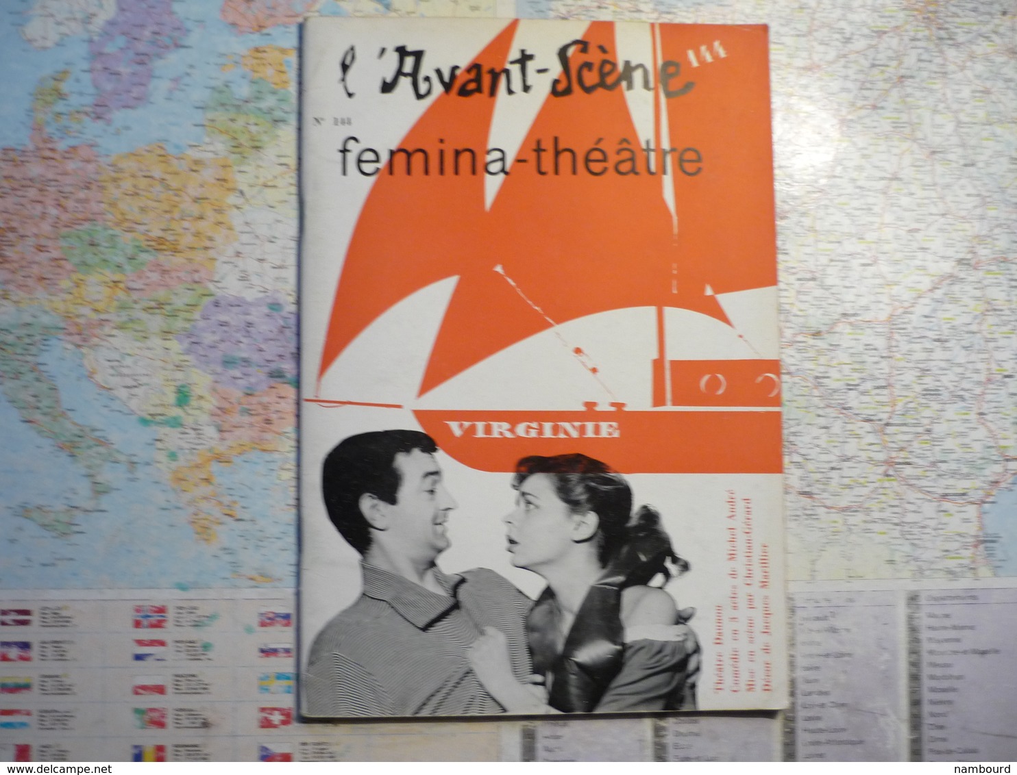 L'Avant-Scène Femina-Théâtre lot de 29 numéros consécutifs N°142 à 170 Années 1956-1958