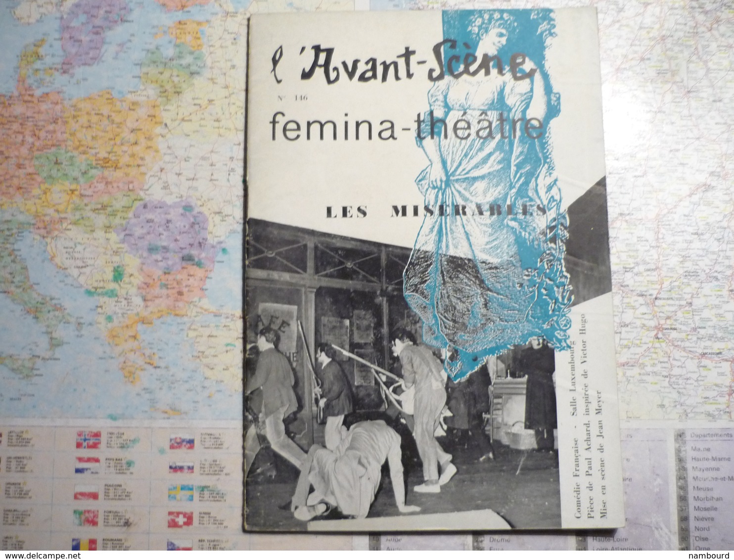 L'Avant-Scène Femina-Théâtre lot de 29 numéros consécutifs N°142 à 170 Années 1956-1958