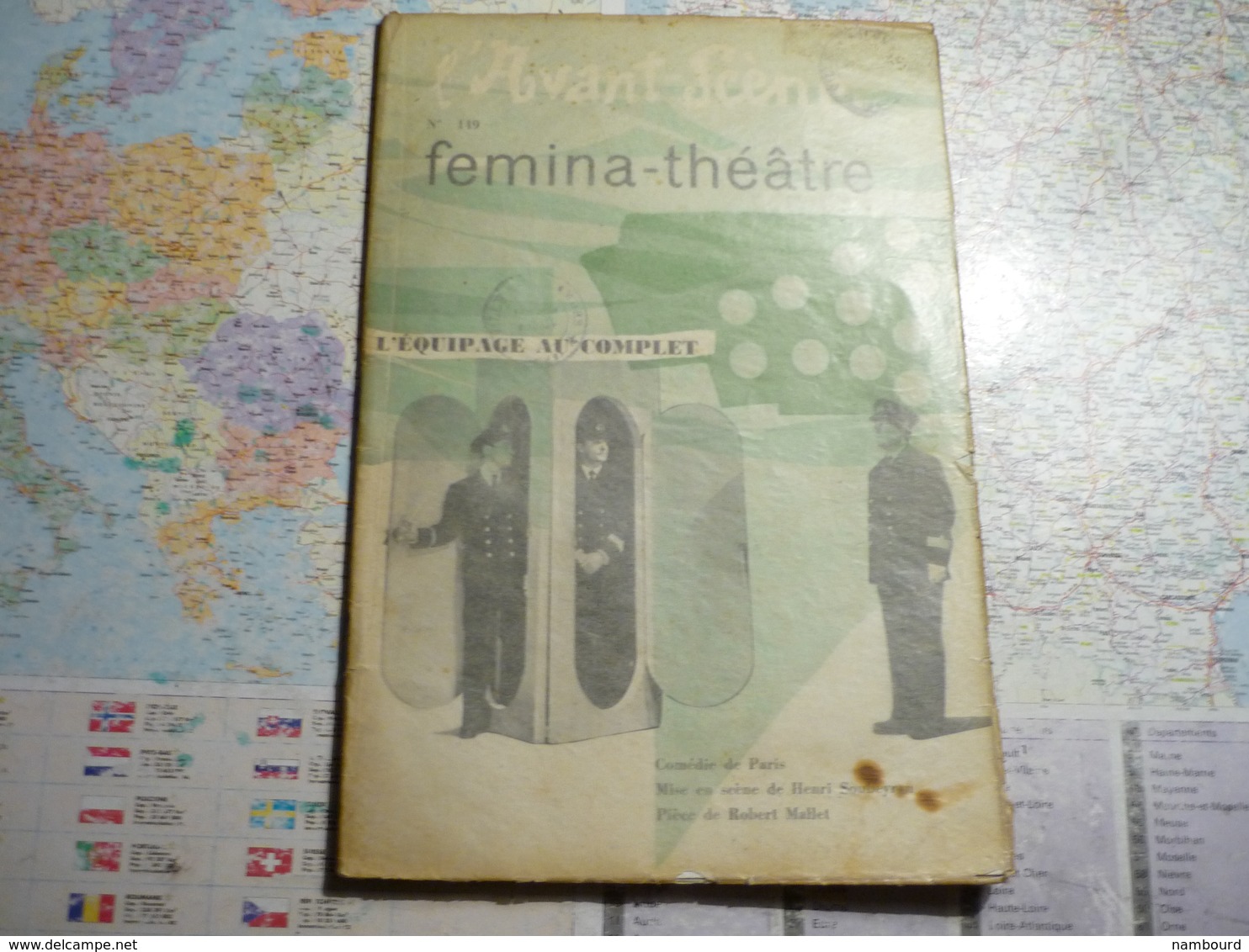 L'Avant-Scène Femina-Théâtre lot de 29 numéros consécutifs N°142 à 170 Années 1956-1958