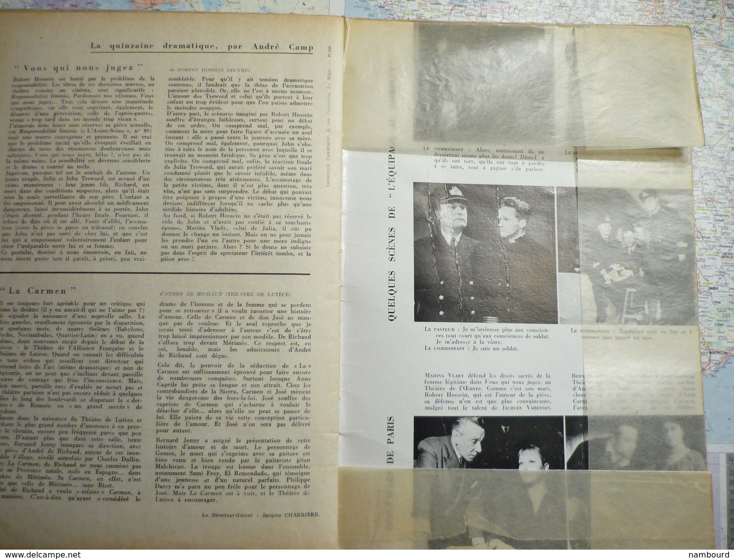 L'Avant-Scène Femina-Théâtre lot de 29 numéros consécutifs N°142 à 170 Années 1956-1958