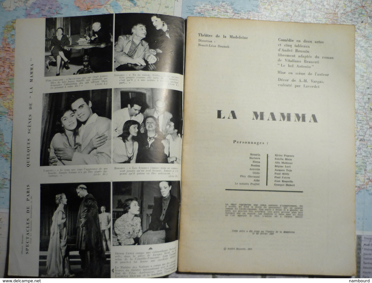 L'Avant-Scène Femina-Théâtre lot de 29 numéros consécutifs N°142 à 170 Années 1956-1958