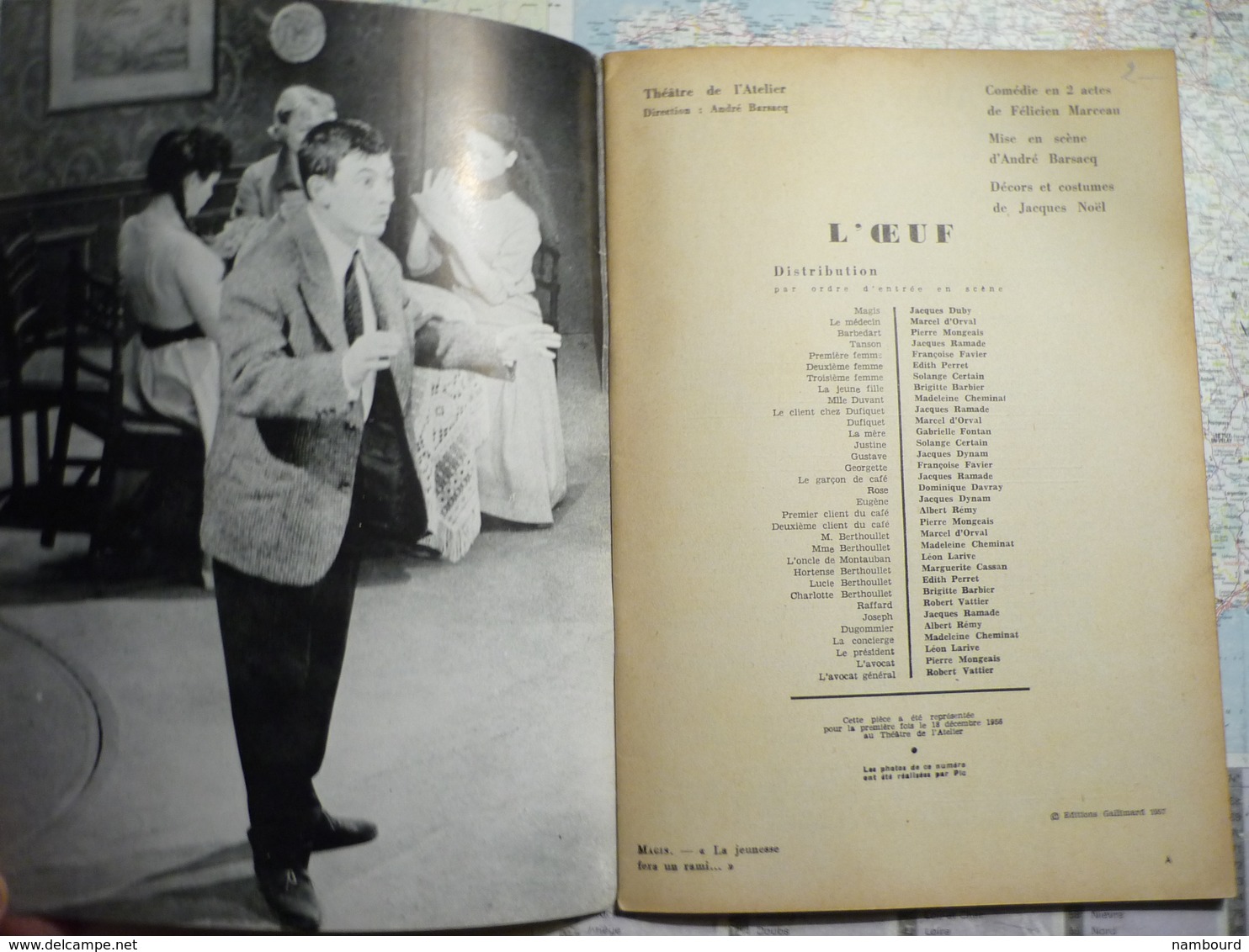 L'Avant-Scène Femina-Théâtre lot de 29 numéros consécutifs N°142 à 170 Années 1956-1958