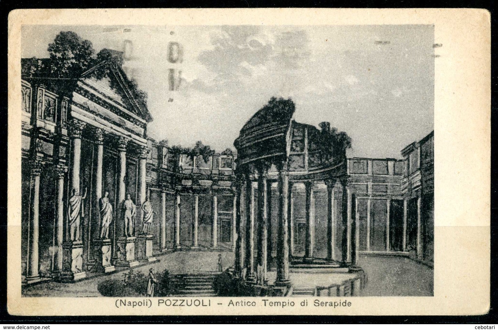 POZZUOLI (NA) - Antico Tempio Di Serapide - Cartolina Viaggiata Anno 1938 - Pozzuoli