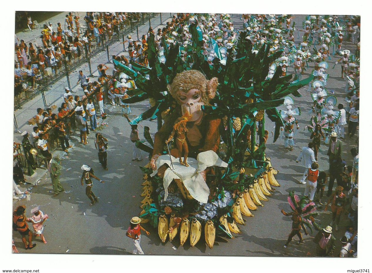 RIO CARNAVAL ALEGORIA DA ESTACAO MANGUEIRA 1960/70 Detail Annonce Scan Recto/verso - Rio De Janeiro