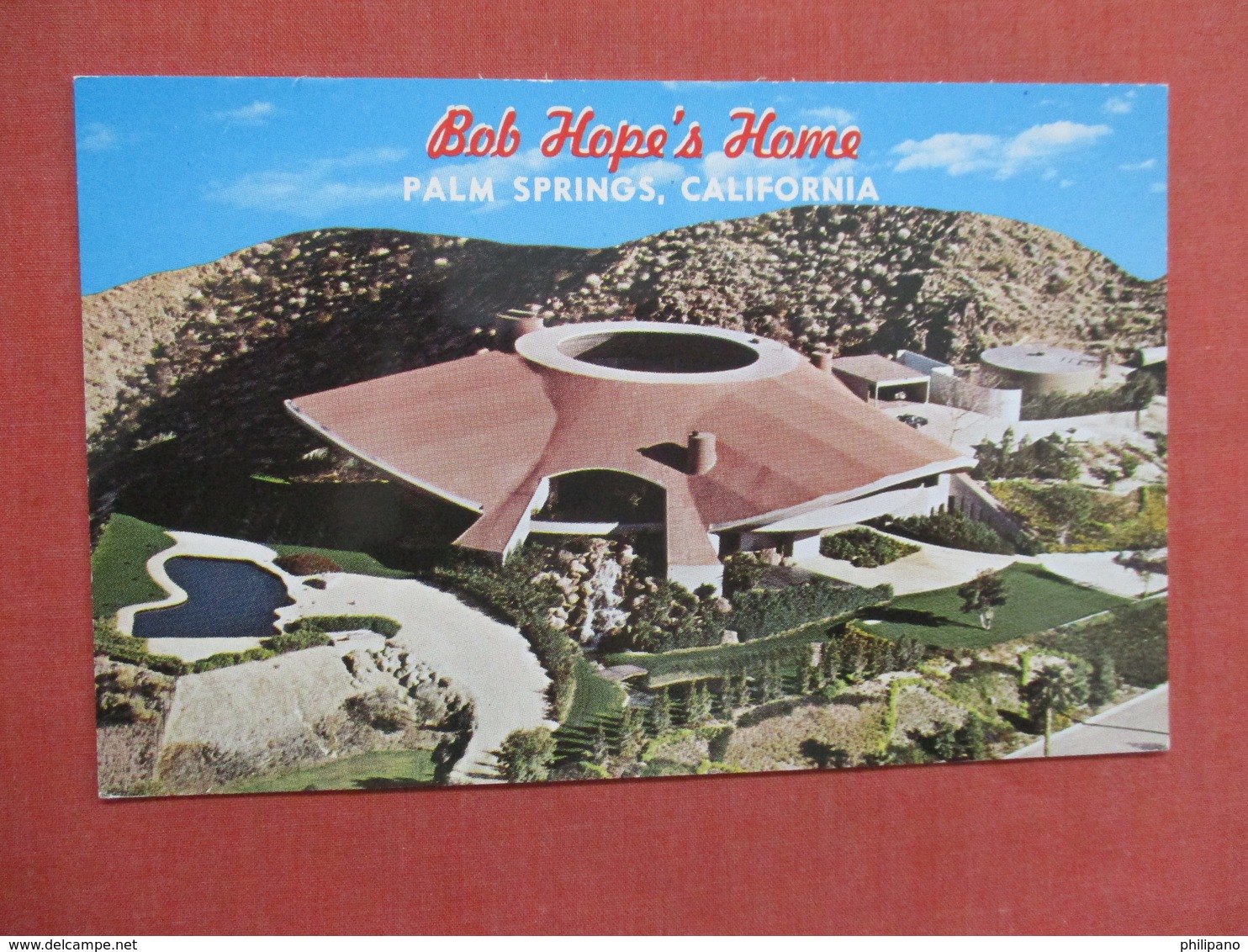 Bob Hope's Home Palm Springs Ca.    Ref 3754 - Entertainers