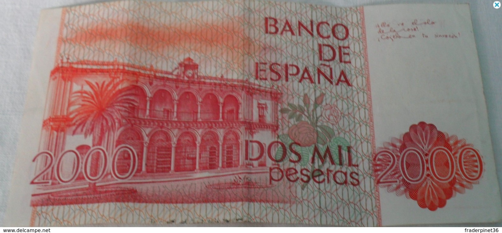 2000 Billets De Collection Espagne - [ 9] Collections