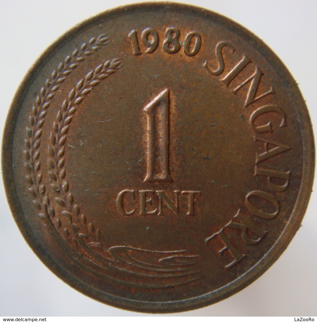 LaZooRo: Singapore 1 Cent 1980 UNC - Singapur