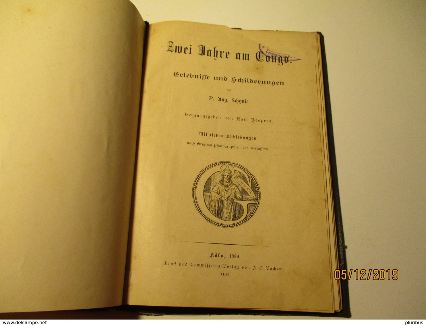 ZWEI JAHRE AM CONGO , 1889 , KARL HESPERS , OLD BOOK , 0 - Alte Bücher