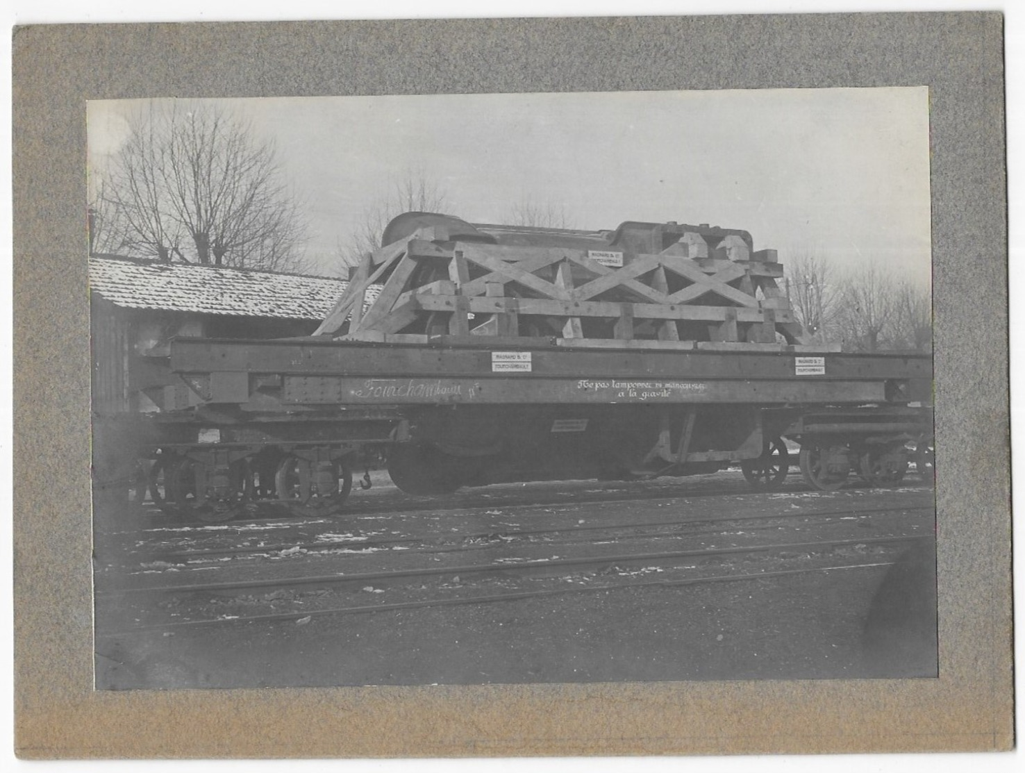 Fourchambault (Nièvre) Wagon Atelier Magnard & Cie Photo Simon Paris - Trenes