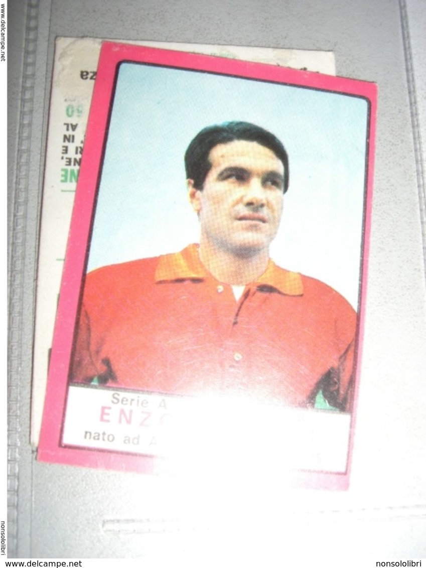 FIGURINA CALCIATORI PANINI 1967-68  ENZO ROBOTTI ROMA - Edizione Italiana