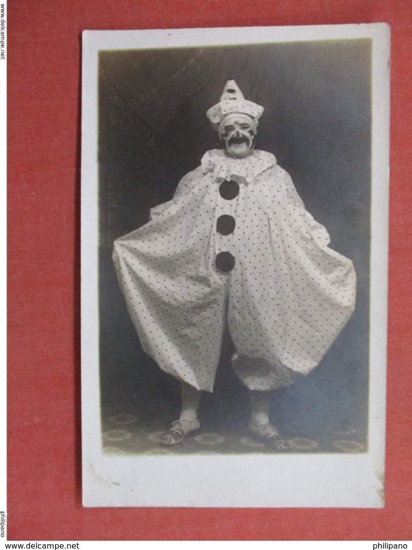 RPPC Dressed As Clown    Studio Dayton Ohio Ref 3755 - Other & Unclassified