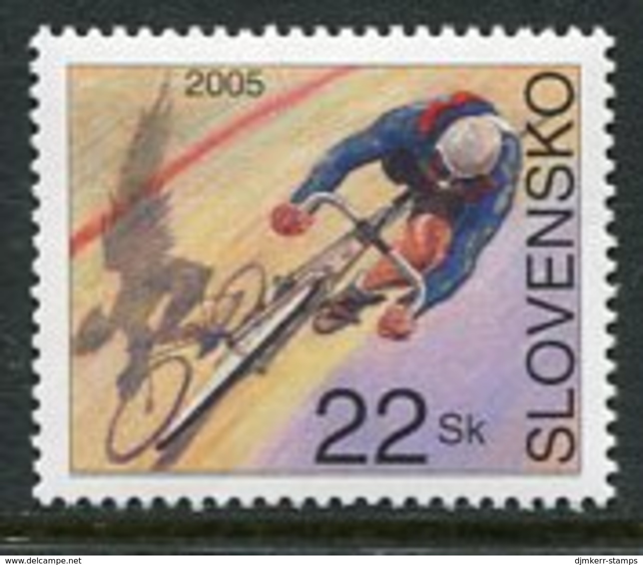 SLOVAKIA 2005 Paralympic Cycle Racing Medallist  MNH / **.  Michel 511 - Unused Stamps