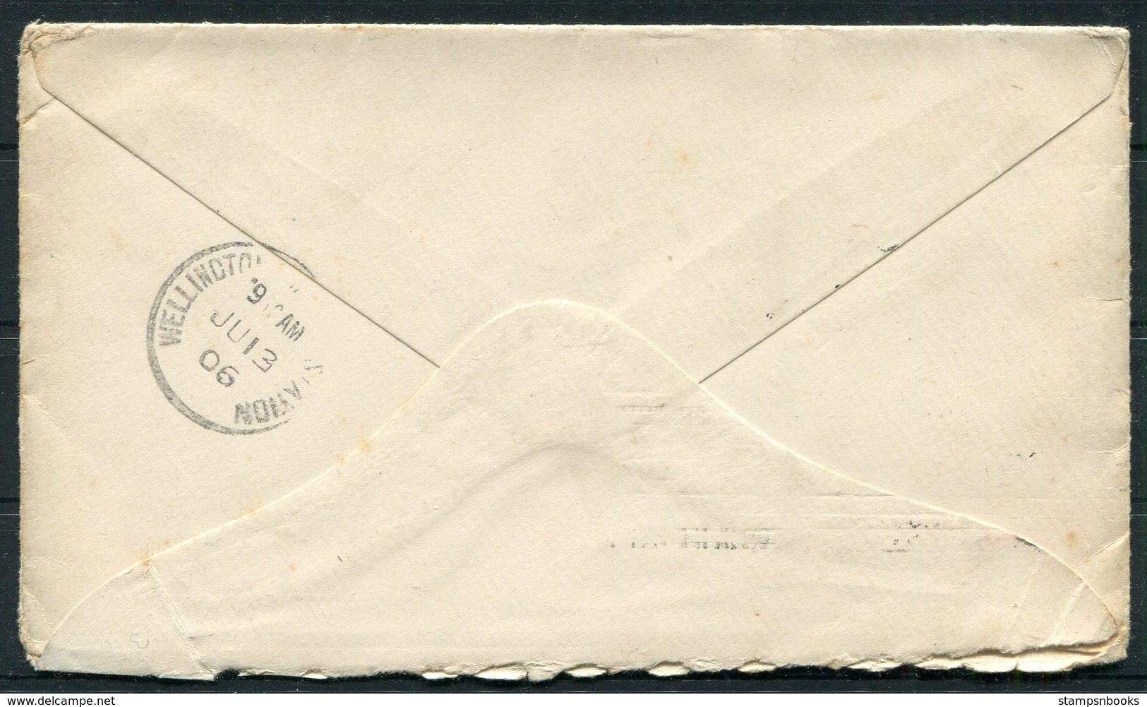 1906 GB Liverpool Columbia Machine Cancel Cover - Wellington College, Wokingham. - Covers & Documents