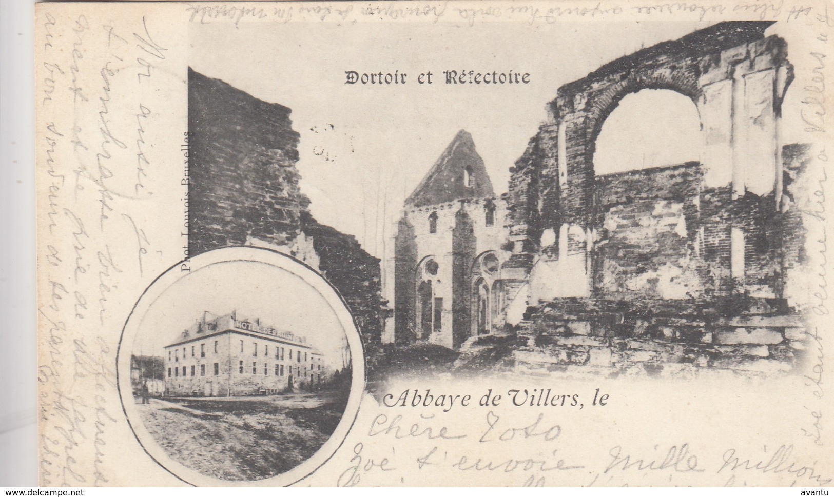 VILLERS LA VILLE / RUINES DE L ABBAYE  1900  PRECURSEUR - Villers-la-Ville