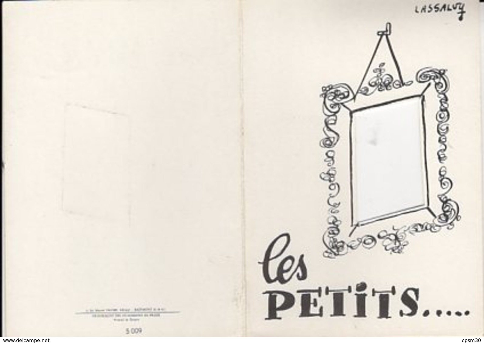 Illustrateur LASSALVY - Carte Double - LES PETITS... Vont Bien - CP SANS N° - Lassalvy