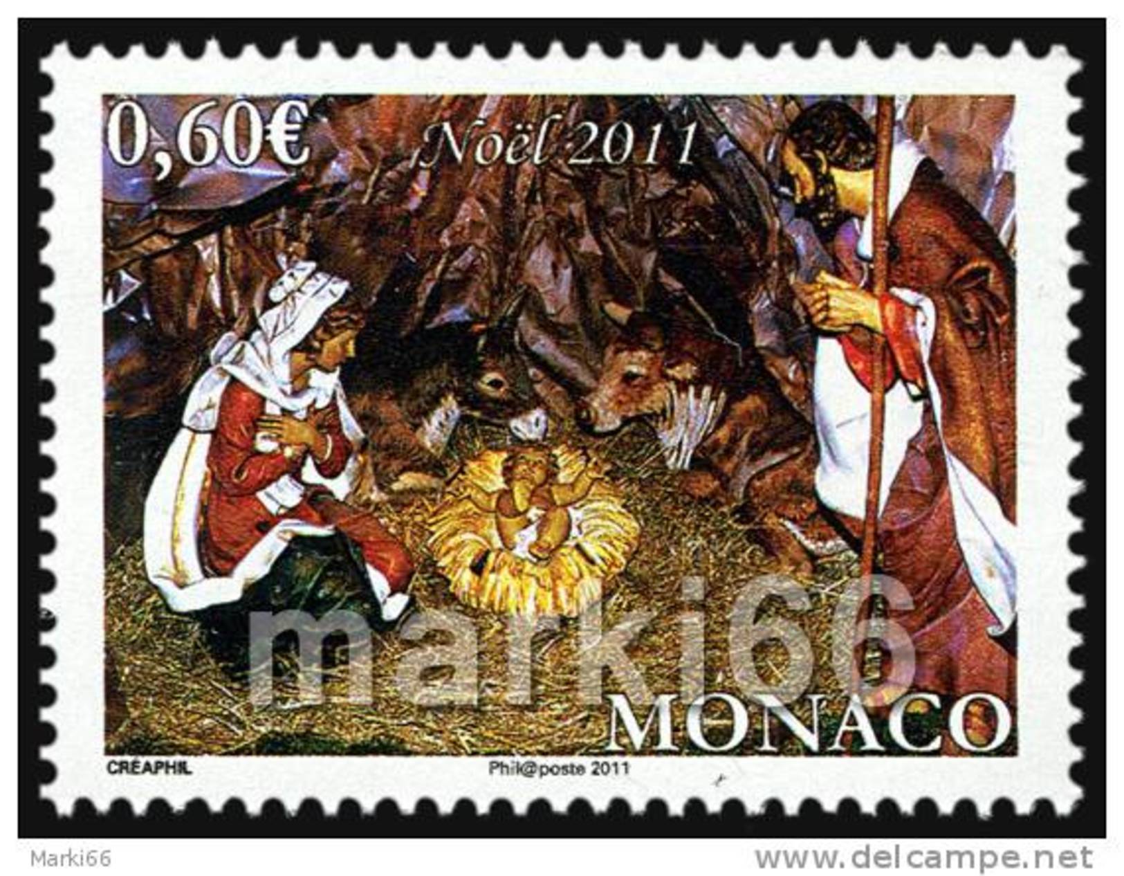 Monaco - 2011 - Christmas - Mint Stamp - Altri & Non Classificati