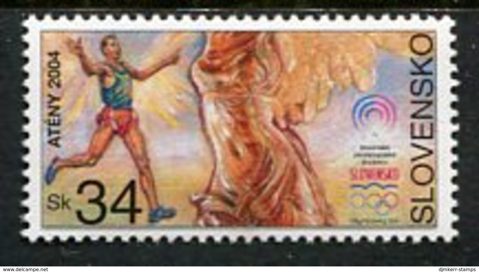SLOVAKIA 2004 Olympic Games MNH / **.  Michel 487 - Unused Stamps