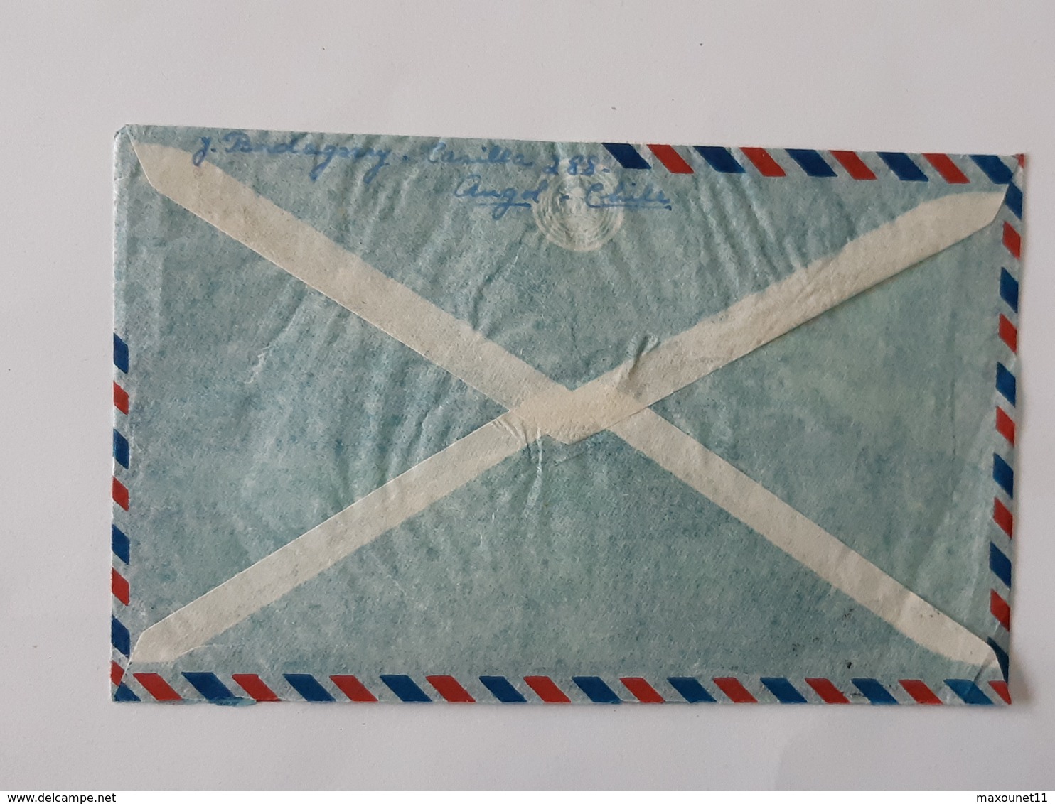 Lot De 2 Enveloppes Envoyées De Angol Au Chili Vers Bolbec -  ... Lot41 . - Cile