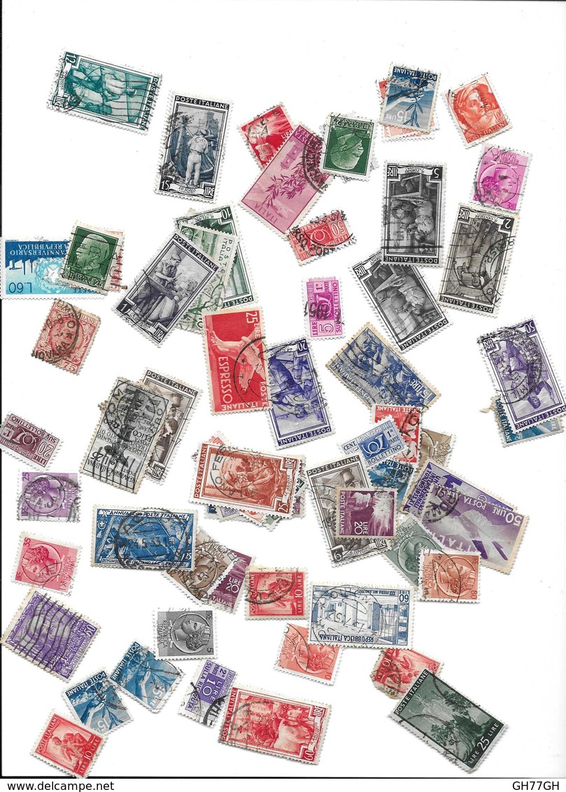 Lot De Timbres Italie -état Moyen - Lots & Kiloware (mixtures) - Max. 999 Stamps