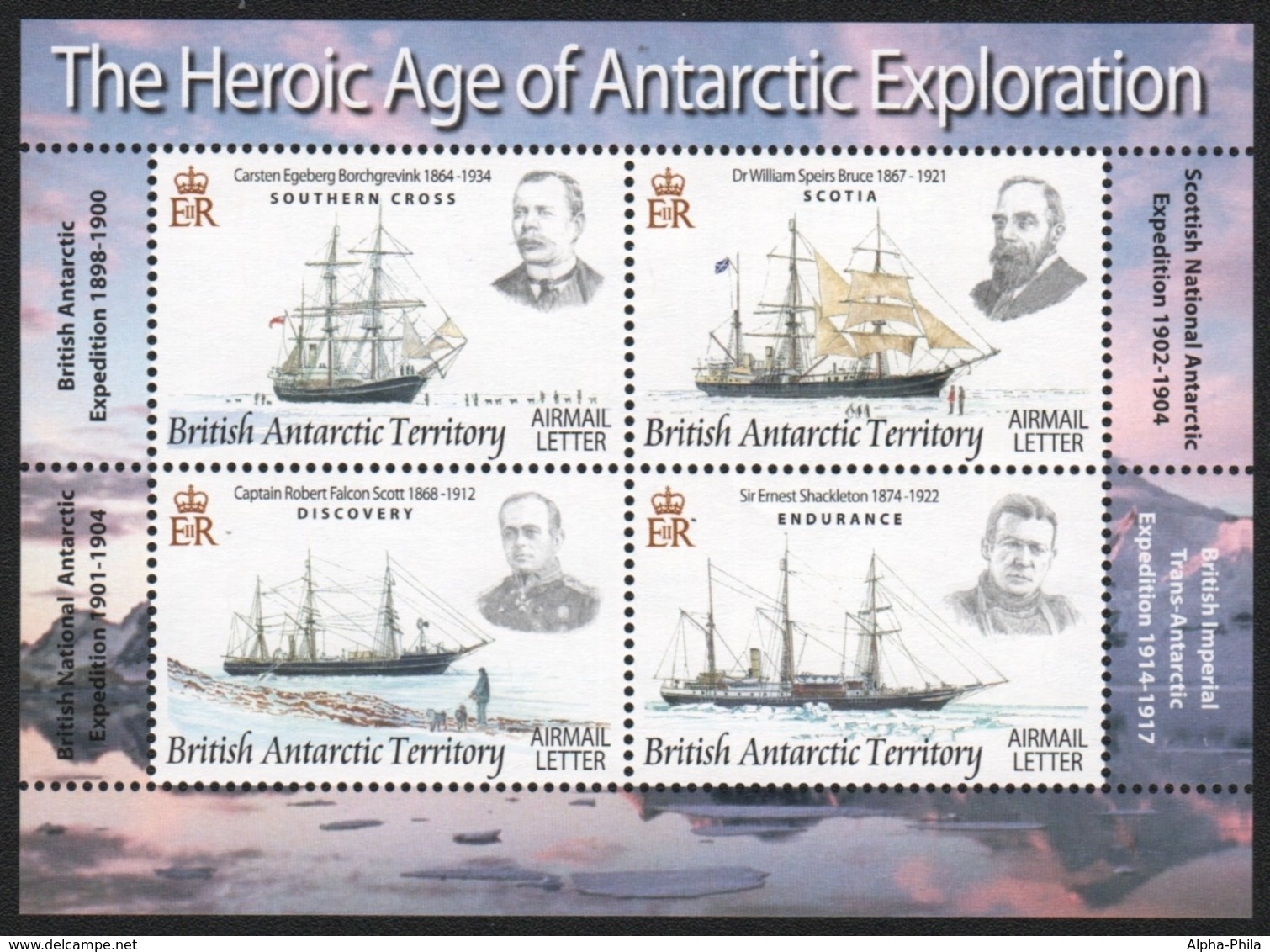 BAT / Brit. Antarktis 2008 - Mi-Nr. Block 15 ** - MNH - Schiffe / Ships - Nuevos