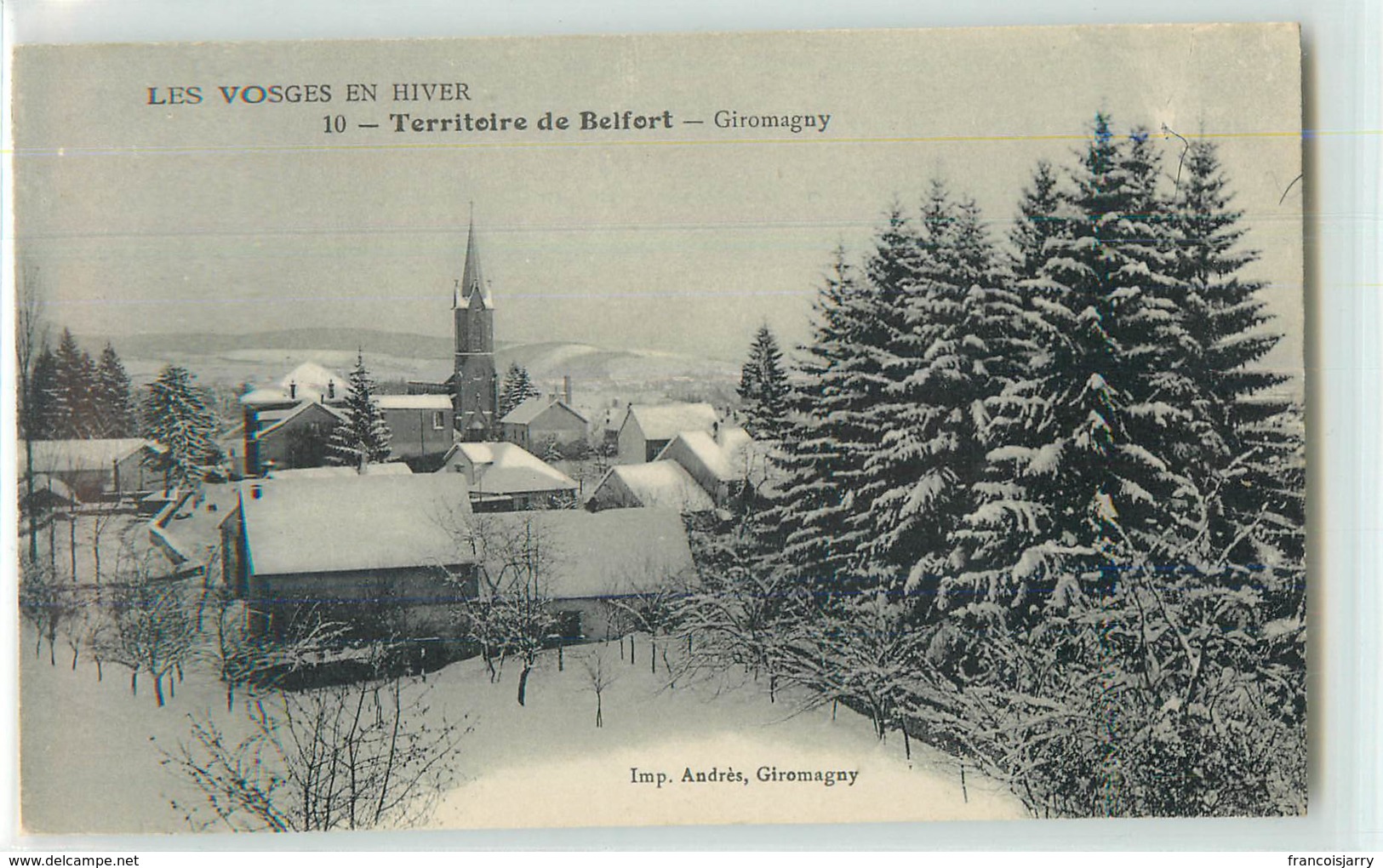 32053 - GIROMAGNY - LES VOSGES EN HIVER/ TERRITOIRE DE BELFORT - Giromagny