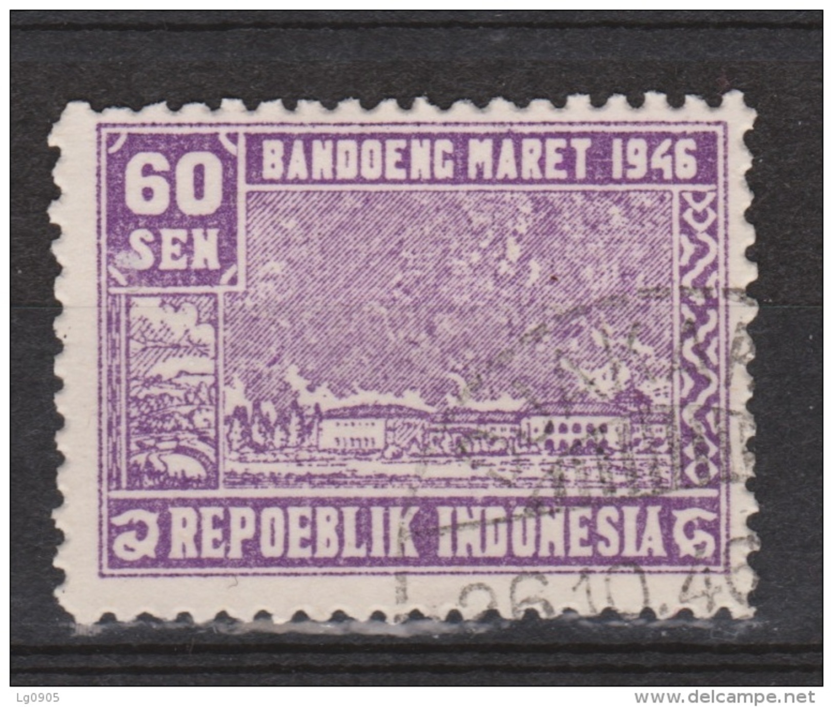 Indonesia Indonesie JAVA And MADOERA 35 Used ; Japanese Occupation Japanse Bezetting Netherlands Indies Nederlands Indie - Indonesia