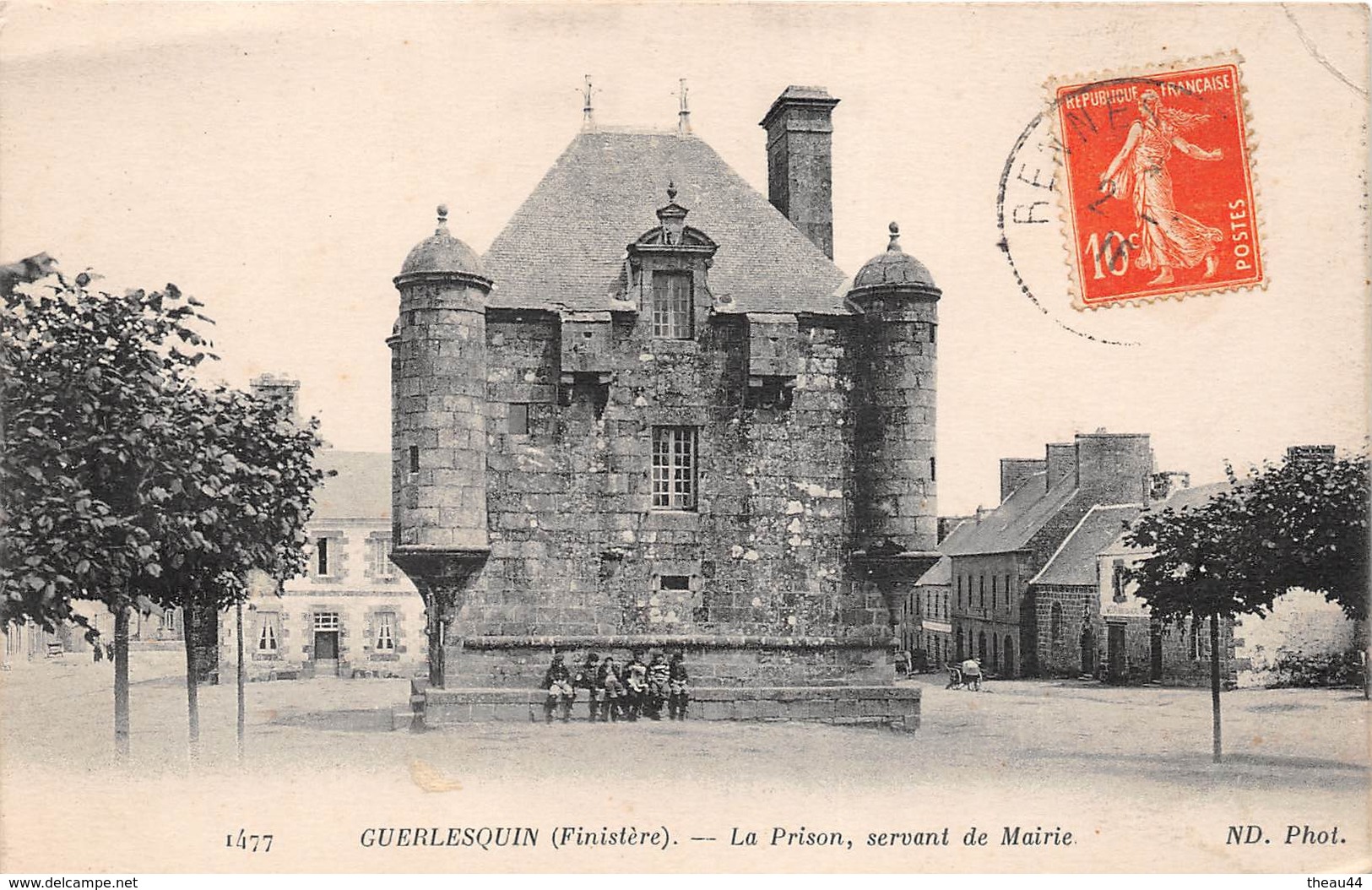 ¤¤    -   GUERLESQUIN   -   La Prison, Servant De Mairie    -  ¤¤ - Guerlesquin