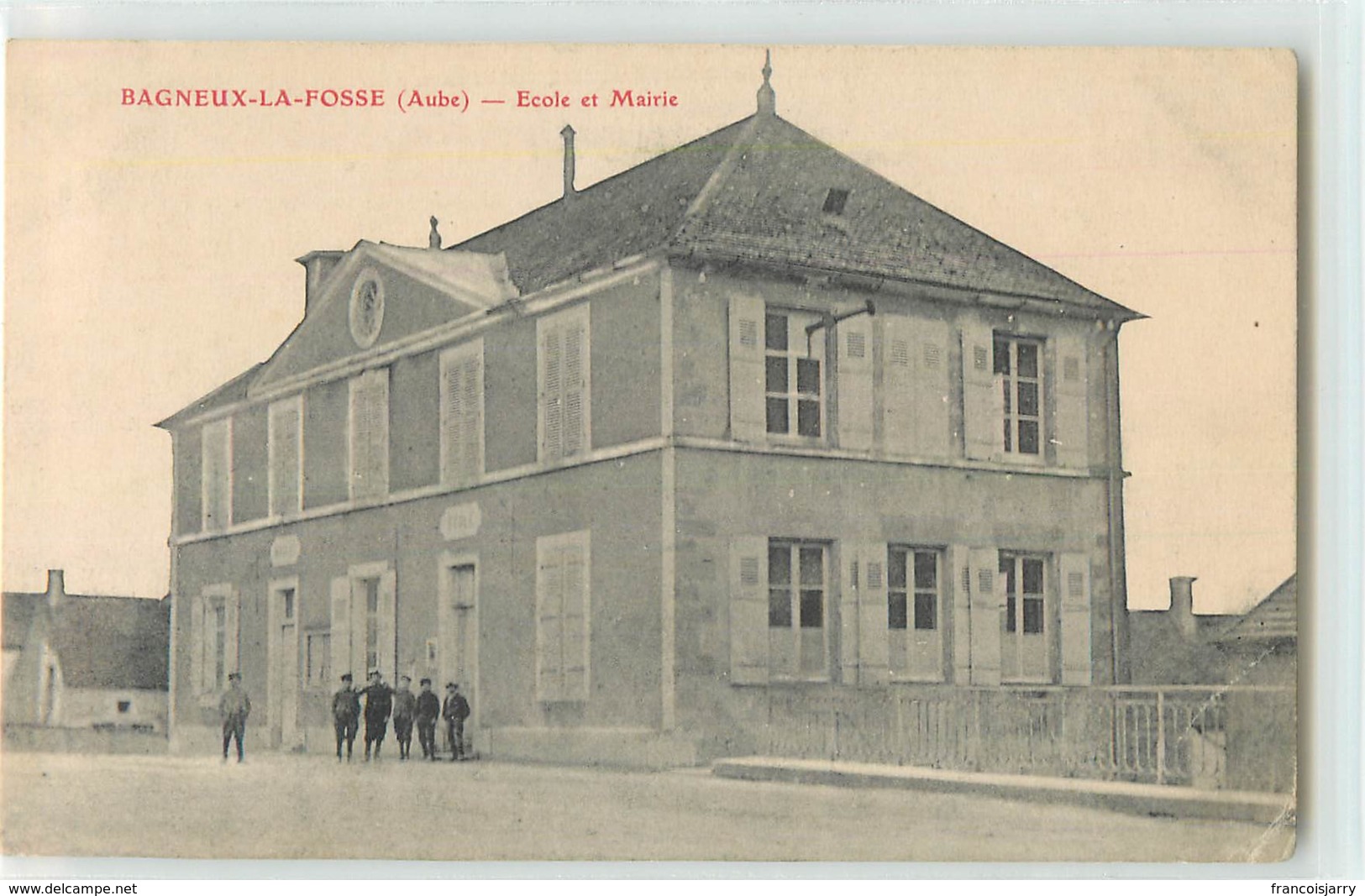 36205 - BAGNEUX LA FOSSE - ECOLE ET MAIRIE - Sonstige & Ohne Zuordnung