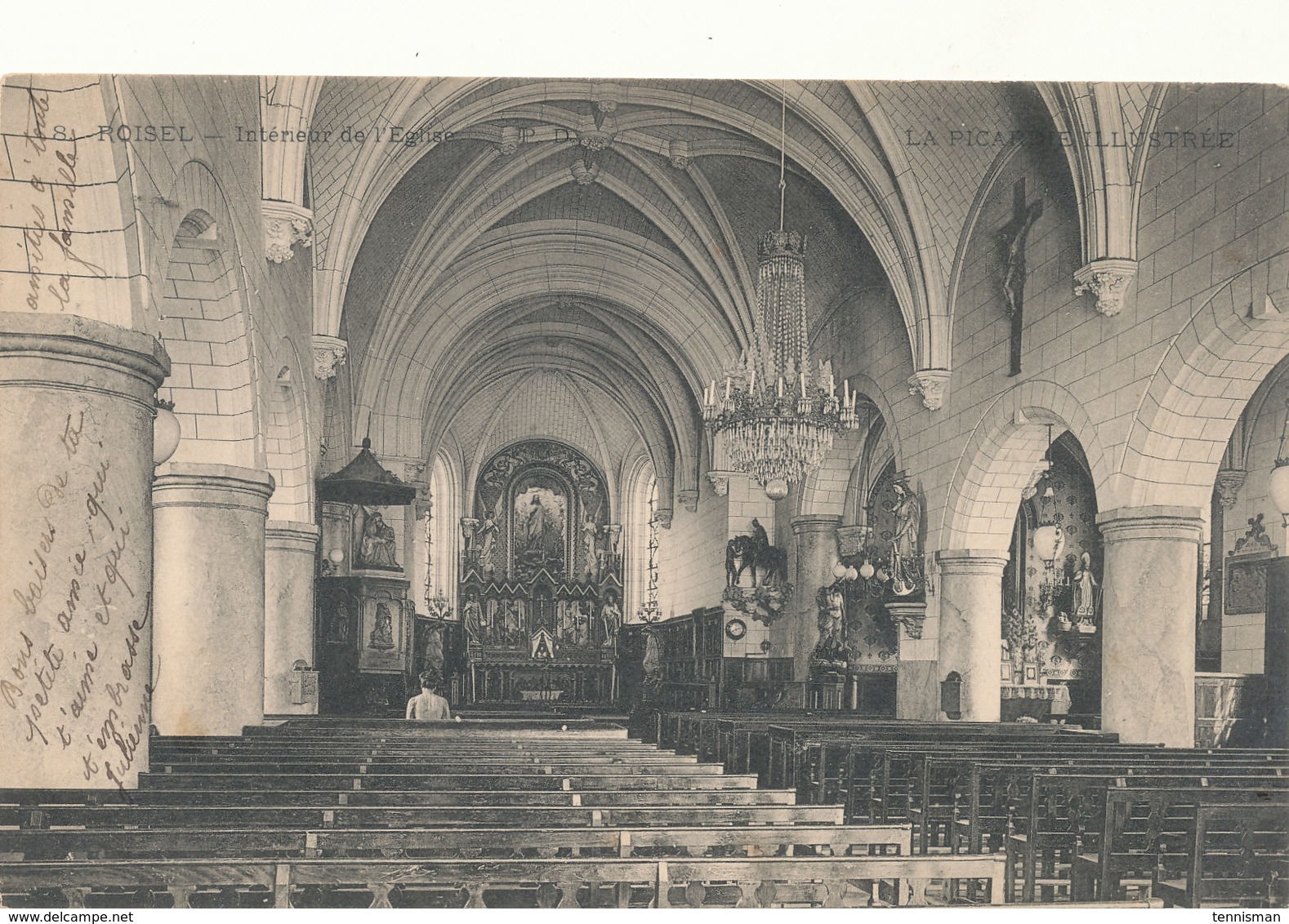 ROISEL Intérieur De L'église - Roisel