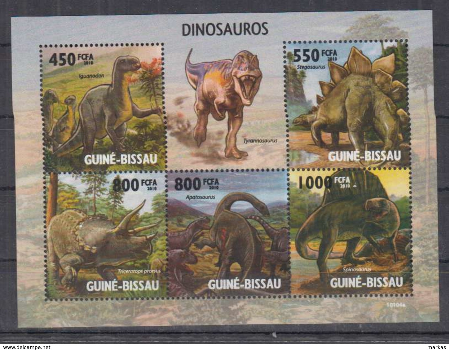 P715. Guine-Bissau - MNH - 2010 - Nature - Fauna - Animals - Dinosaurs - Other & Unclassified