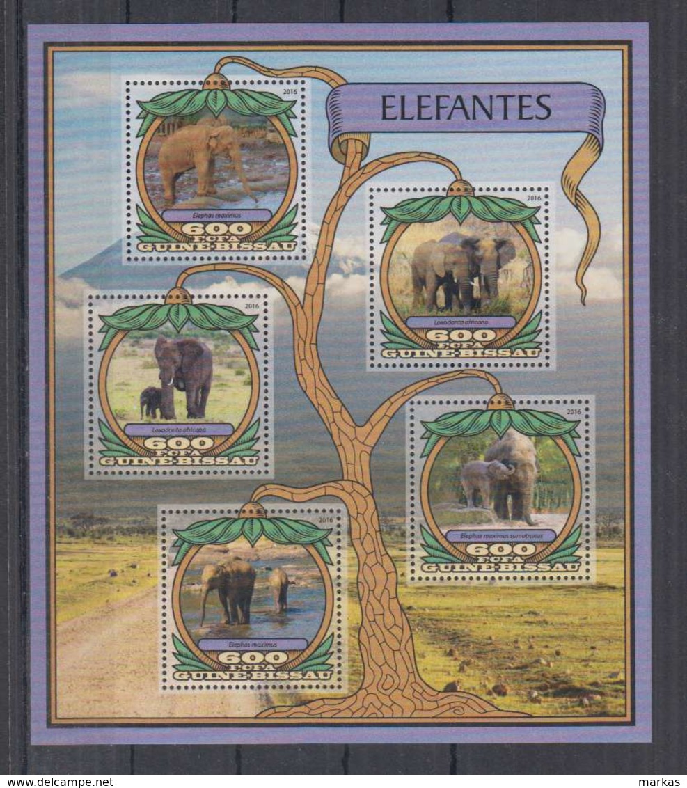 P948. Guine-Bissau - MNH - 2016 - Nature - Fauna - Wild Animals - Elephants - Other & Unclassified