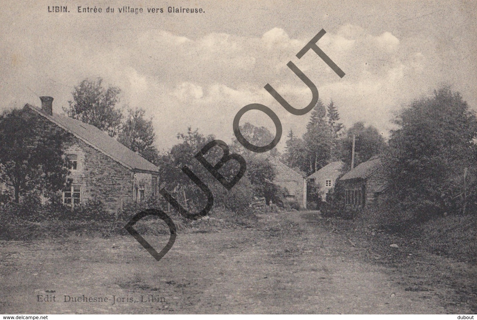 Postkaart - Carte Postale LIBIN Entrée Du Village Vers Glaireuse (G212) - Libin