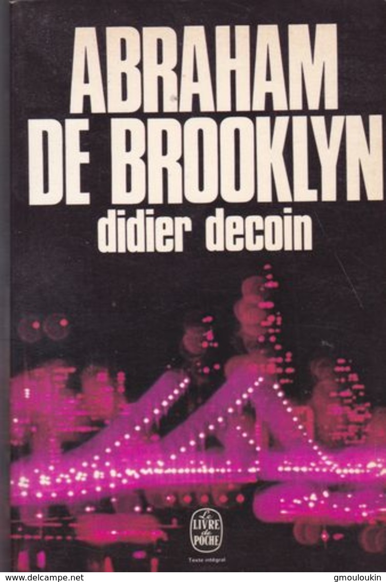 Didier Decoin - Abbraham De Brooklyn - Schwarzer Roman