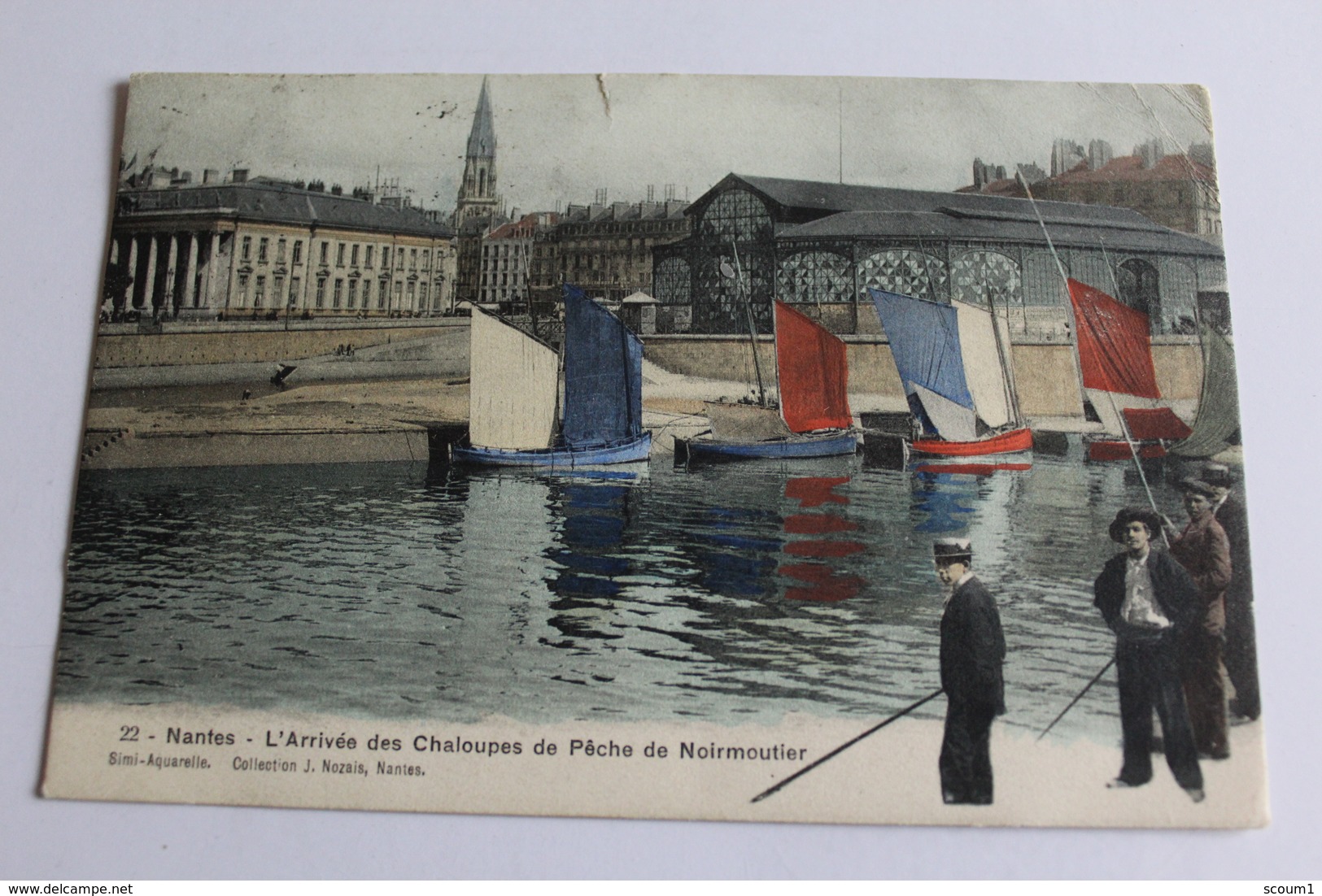 Nantes - L'arrivée Des Chaloupes De Pêche De Noirmoutier - 1907 - Nantes