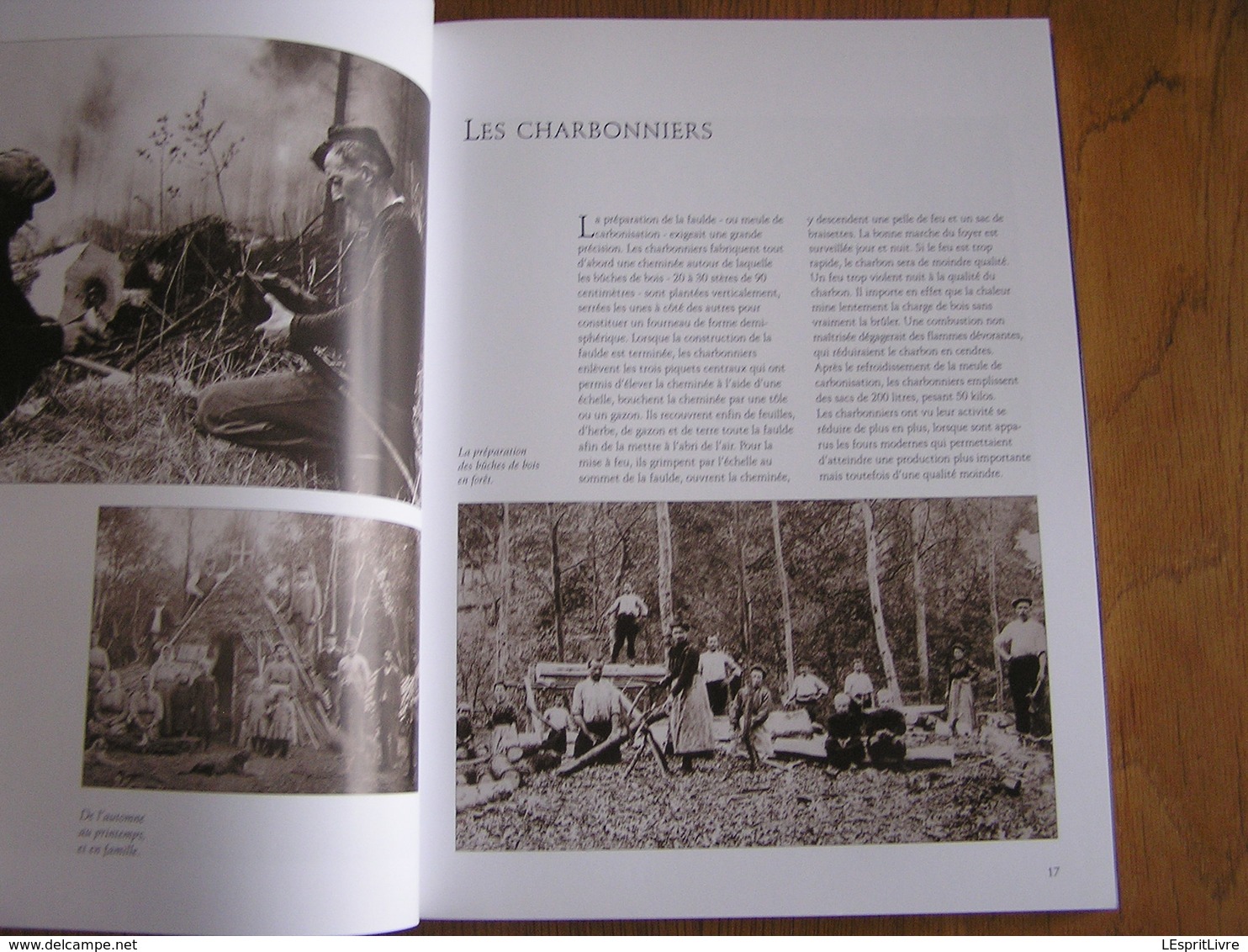 LES METIERS DU TEMPS JADIS EN ARDENNE & EN GAUME Bûcheron Ardoisier Charbonnier Malle Poste Charbon de Bois Tabac