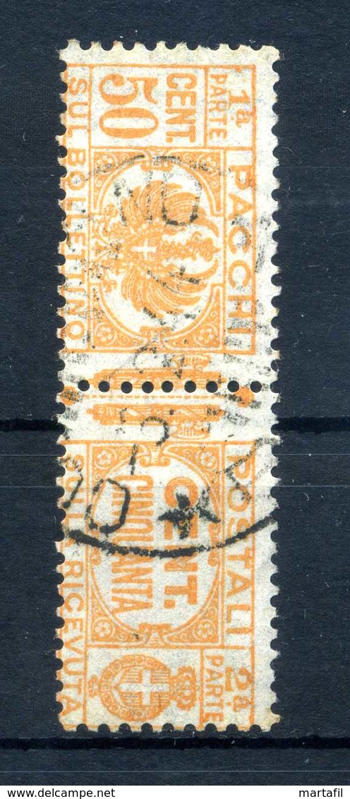 1927-32 REGNO PACCHI POSTALI N.28 USATO - Paketmarken