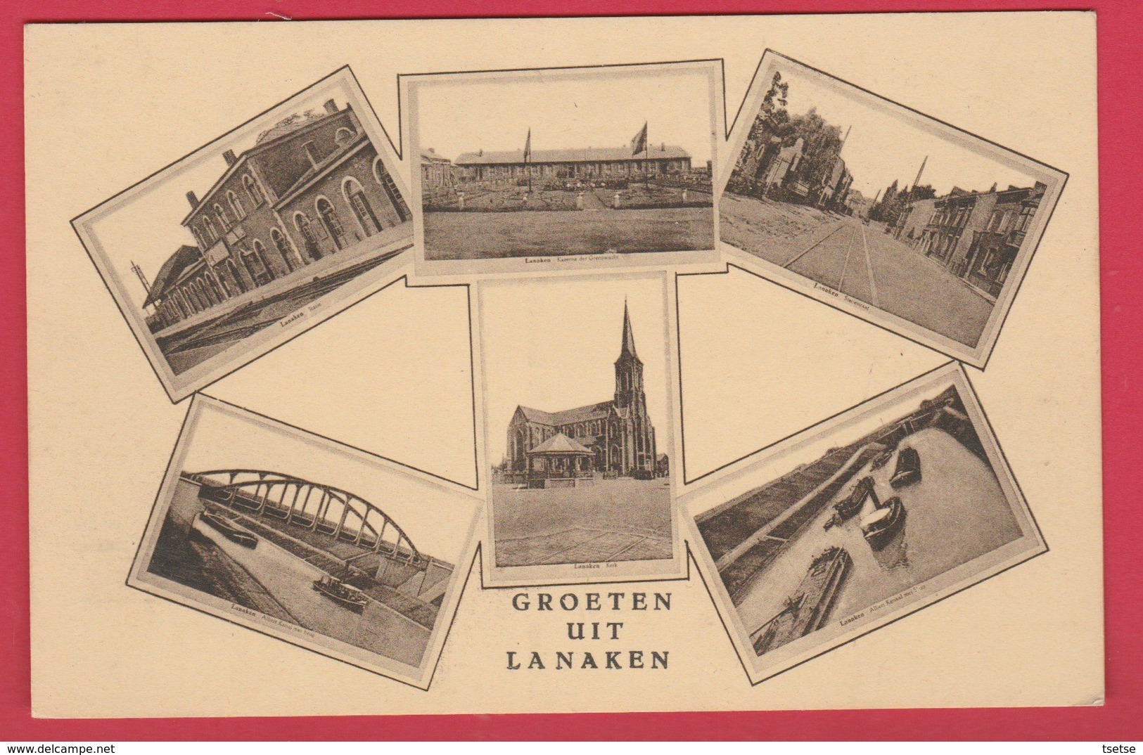 Lanaken- Groeten Uit ... -  Postkaart 6 Foto's ( Verso Zien ) - Lanaken