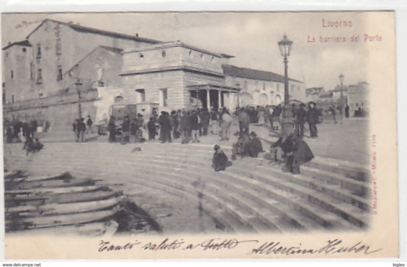 Livorno - La Barriera Del Porto - 1901         (A-144-190601) - Livorno