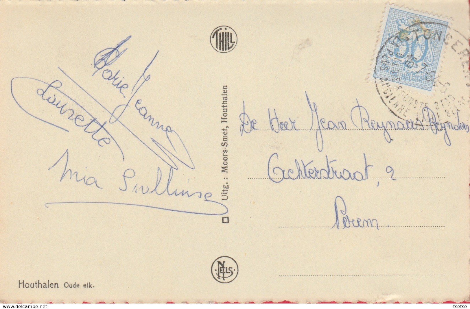 Houthalen - Oude Eik -1954 ( Verso Zien ) - Houthalen-Helchteren