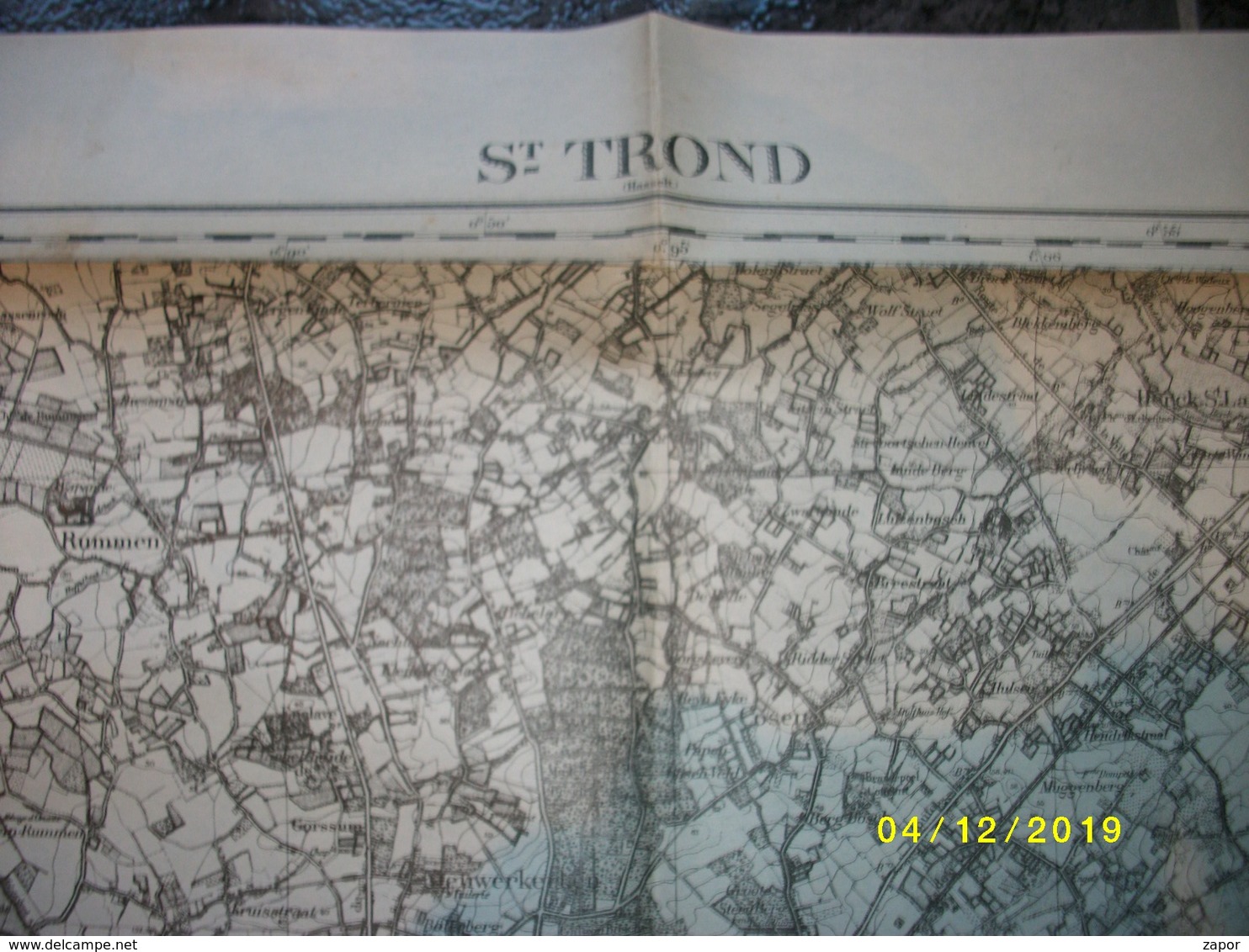 Topografische / Stafkaart Van Sint-Truiden (Neerlinter Rummen Alken Wimmertingen Wellen Brustem Velm Wilderen Kortessem) - Cartes Topographiques