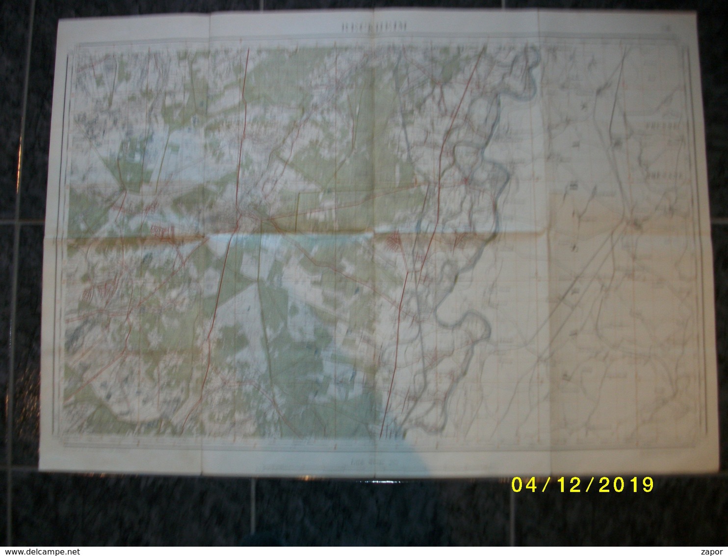 Topografische / Stafkaart Van Rekem - Reckheim (Opglabbeek - Dilsen - Rotem - Obbicht - Sittard - Elsloo - Maasmechelen) - Topographische Karten