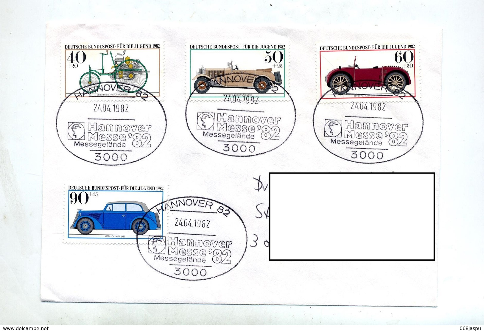 Lettre Cachet Hannovre Foire Sur Voiture - Machines à Affranchir (EMA)