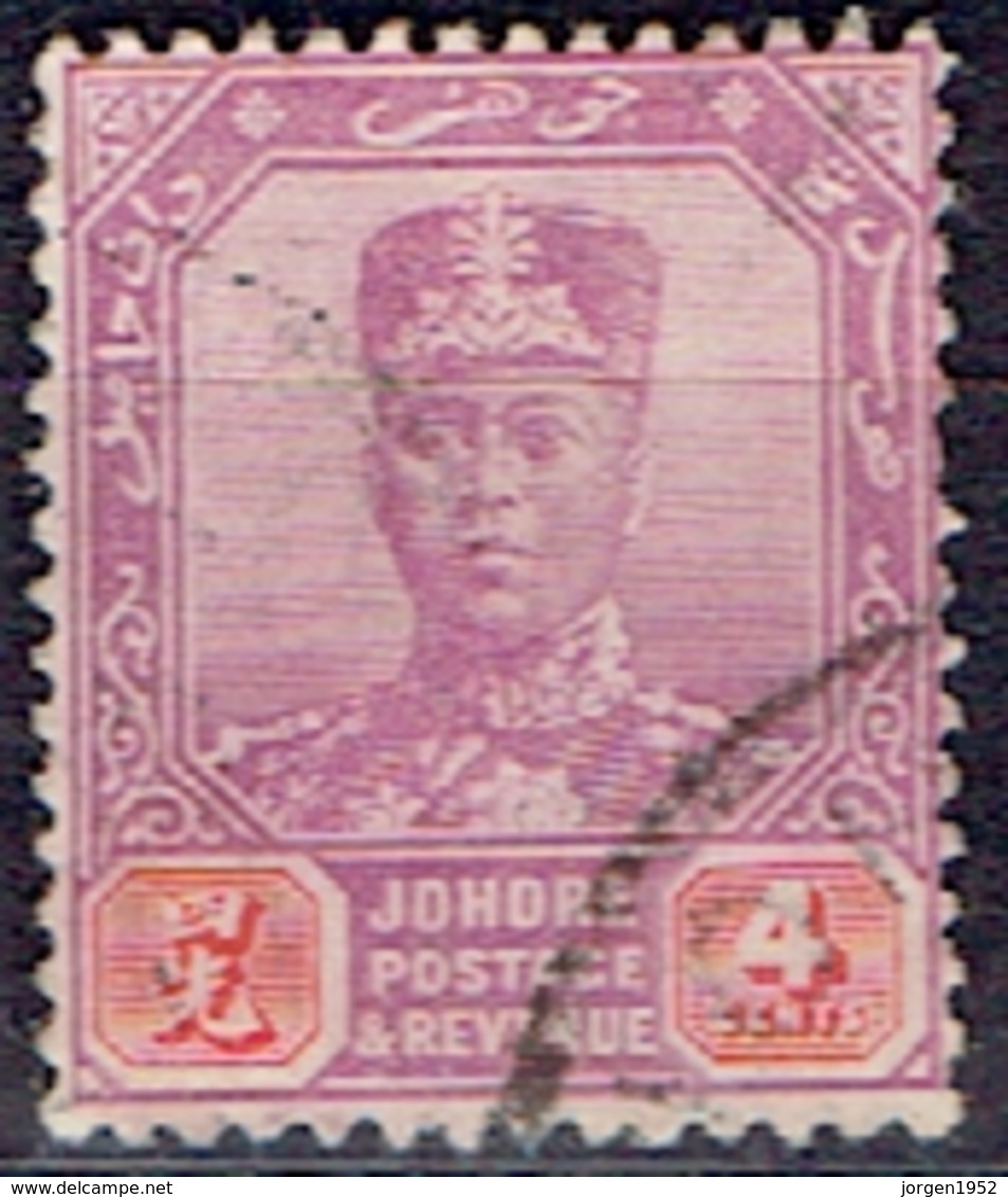 JOHORE # FROM 1904-08 STAMPWORLD 55 - Johore