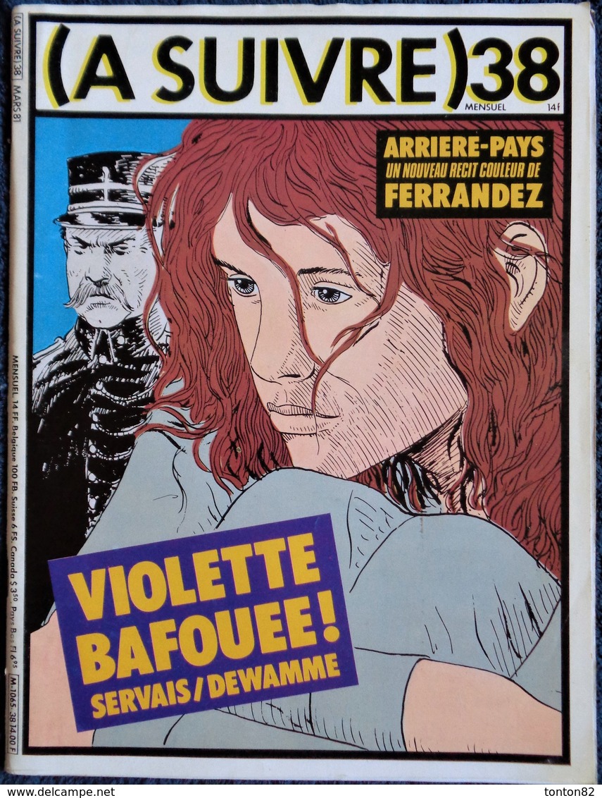 ( A SUIVRE ) - Mensuel N° 38 - (  Mars 1981 ) . - Fortsetzungen