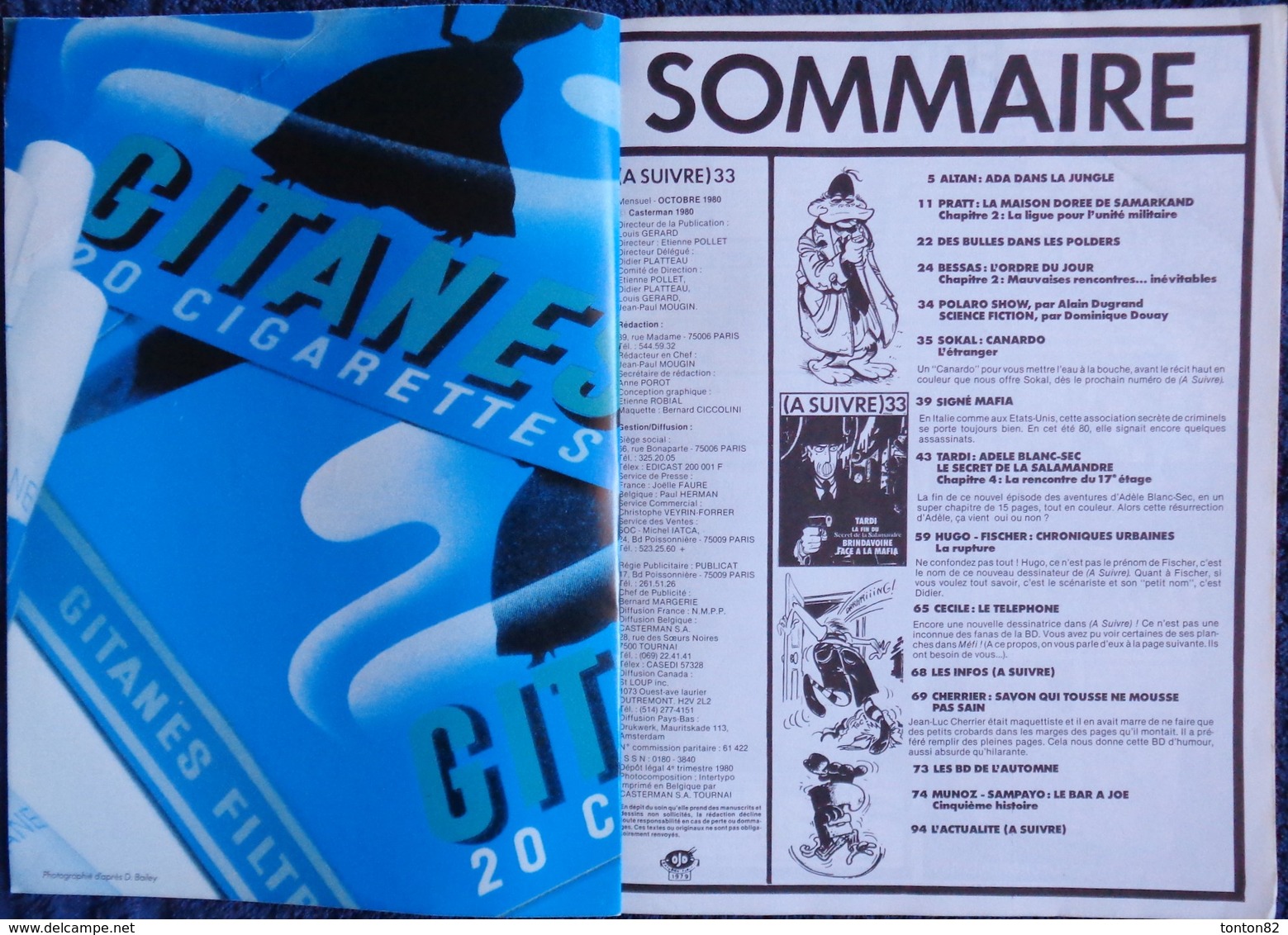 ( A SUIVRE ) - Mensuel N° 33 - (  Octobre 1980 ) . - A Suivre