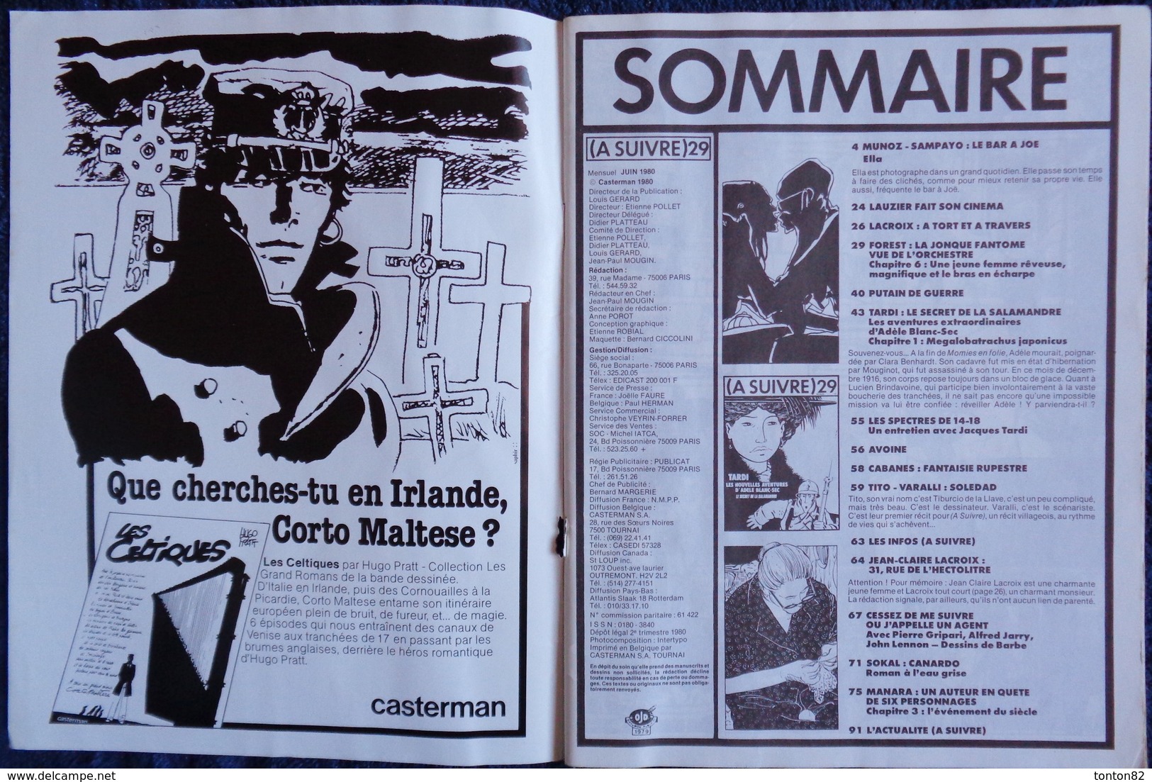 ( A SUIVRE ) - Mensuel N° 29 - (  Juin 1980 ) . - Fortsetzungen